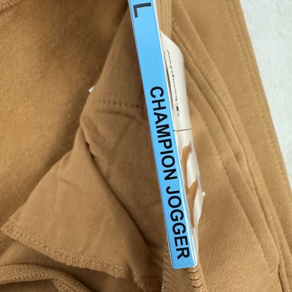 Champion Mens Jogger Sweatpants Size Large Tan Cotton/Polyester Blend - Picture 4 of 7